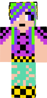 purple+checker punk