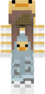 Duck Girl wig and outfit