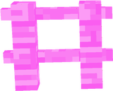pink fence