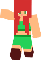 Red Haired Green Eyed Girl(Outfit green 2 piece)