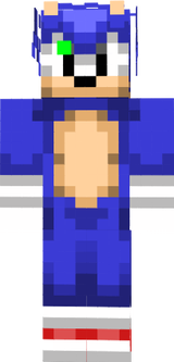 sonic o filme skin para minecraft
