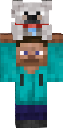 Preview of texture: Steve holding doggo