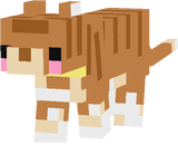 Kawaii Brown Striped Kitty