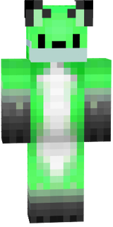 Green fox with mask