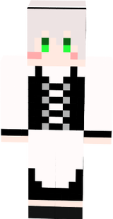 ミヤルナさんっぽいメイドスキン（白髪1）