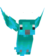 Light blue parrot