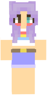 soft girl minecraft skin UwU OwO