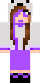 wolf girl in purple (with claws!)