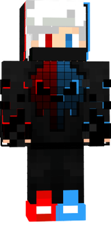 My blue-red skin