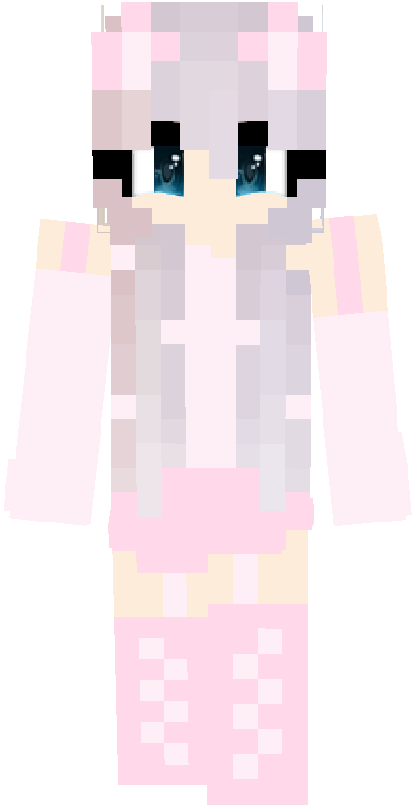 Preview of texture: Cute Pink Kawaii Cat Girl HD