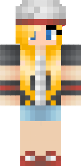 Pokemon trainer girl blond