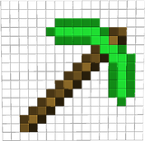 Emerald pickaxe
