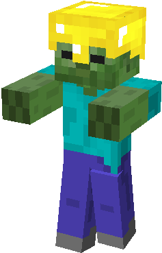 Preview of texture: gold helmet zombie
