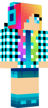 Rainbow DJ Girl By looktann123 ;)