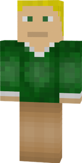 Letterman Jacket Green with C