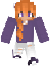 orange hair skin