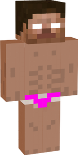 herobrine de calcinha