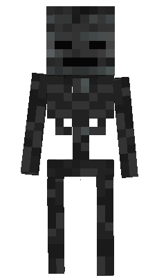 Preview of texture: wither skeleton skin