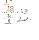 Red Glowing phantom eyes and bones