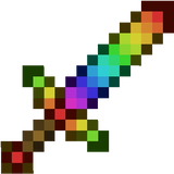 Rainbow diamond sword