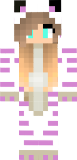 Cute Purple/Pink Tiger Girl