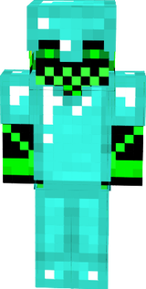 Neon Enderman Diamond Armor Troll
