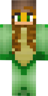 girl brown hair ninja turtle