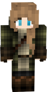 Adventurer with Blue Traveling Cloak