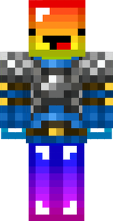 Rainbow skeppy with suit