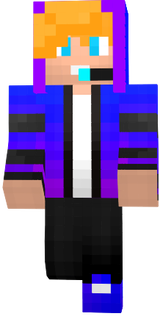Purple and blue adidas boy