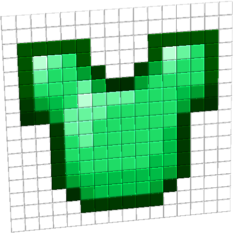 Preview of texture: emerald chestplate 18