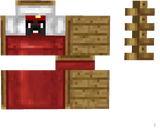 cama roja