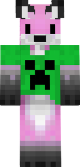 fox with cool creeper shirt!
