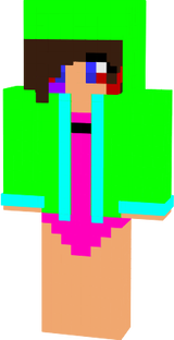 Dziewczyna hahhaa lool w kurtce z kapturem
