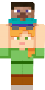 skin alex carregando steve