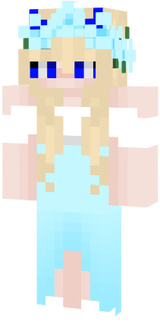 Sporty Wolf prom dress blonde hair