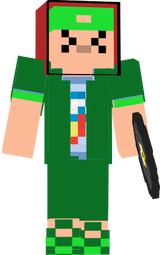 green jacket