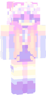 Pink and Blue pastel girl Ava
