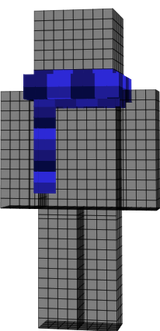 Blauer Schal