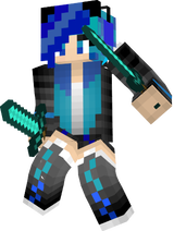 BLUE GIRL ENDER DRAGON