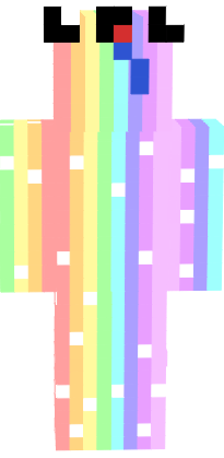Preview of texture: PinkUnicornRobotix, el arcoiris noob