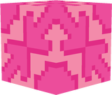 glazed pink terracotta