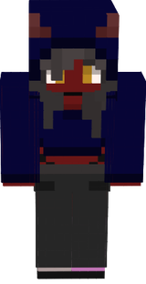 red demon girl hoodie