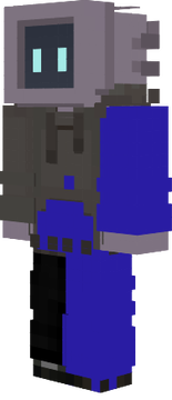 wet robot boy