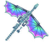 Pump action flying cyber dragon