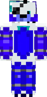 FNAFBlueFox minecraft skin new!