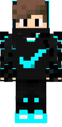 Preview of texture: SKIN MINE CAPUZ E NIKE AZUL