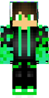 Les flammes vert