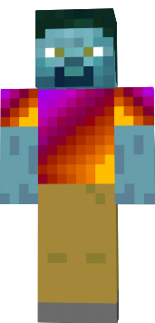 Preview of texture: flame zombie!