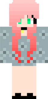 Pink To Red Pastel Girl By HeartMeMeow